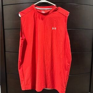 Under Armour Red Athletic Tank Top